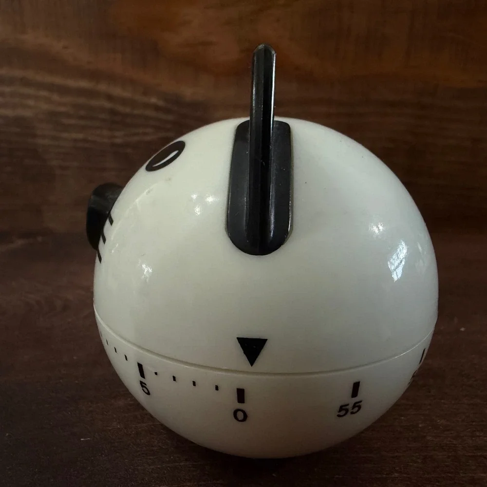 VTG 3pc Burton+Burton Chester Cat & More Salt Pepper Shakers Napkin Holder Timer